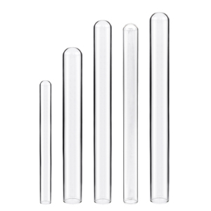 Provette in Vetro Borosilicato Trasparente a Parete Spessa, Resistenti al Calore e Riutilizzabili, Personalizzate per Laboratorio CS Labglass - Product Image 1