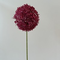 ZZ Bunga Giganteum Buatan, Bunga Pernikahan, Bunga Bola Bulat, Dekorasi Plastik, Bunga Palsu, Rangkaian Bunga