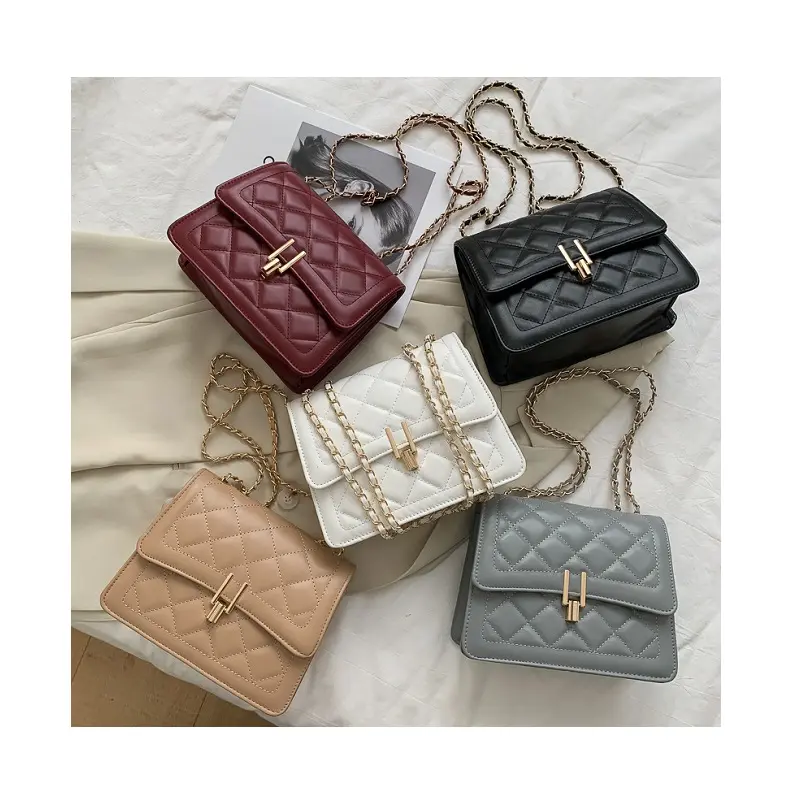 New Arrival Checked Underarm Designer Crossbody Women Summer 2022 Handbags New Shoulder Bags Wholesale Handbag with Chain