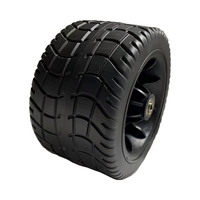 Roue en caoutchouc solide de 8 pouces, mousse PU/plastique PVC, pneus en caoutchouc solide de 4 pouces, roues utilisées pour les chariots ou les outils de voiture