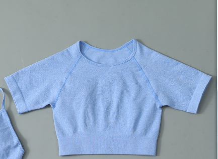 แขนสั้นสีน้ำเงิน