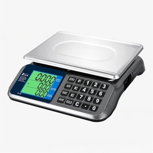 Veidt Weiging Electronic Scale for Vegetables and Fruits LCD Screen ACS Household 14191-4031F Electronic Scale for Vegetables an - Product Image 1