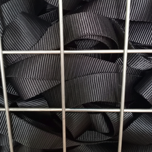 Stock Eco-Friendly Polyester/Nylon <b>Webbing</b> for Belts Safety Ropes Backpacks Sport Activities Luggage Straps 1.6-3mm Thickness - Product Image 1