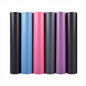 Tapis de yoga SANFAN personnalisé à impression personnalisée, haute densité, 2 couches, 6 mm, antidérapant, anti-déchirure, inodore, tapis de sport TPE, 183x61 cm - Product Image 4