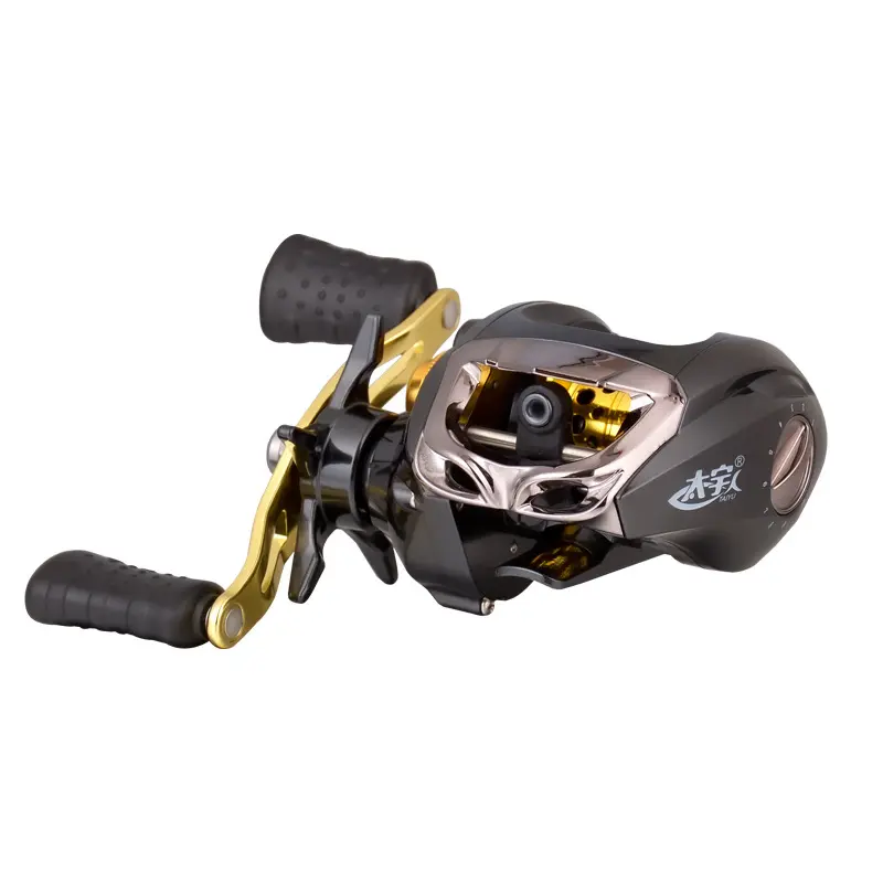 DN Wholesale 12+1BB Bait Casting Reels Metal Spool Baitcast Fishing Reel Carrete De Pesca 6.3:1 5kg Drag Power For Snakehead