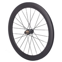Roues en carbone pour vélo de route 700c, frein à disque V-brake, profil 50/60mm, finition UD mate, jante en carbone de qualité, Center Lock 6-boulons
