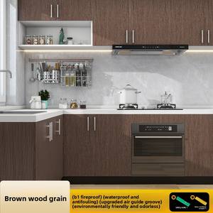 Autocollants décoratifs en PVC imitation bois haut de gamme, modernes, pour la rénovation de meubles d'hôtel, film auto-adhésif changeant de couleur, armoires - Product Image 6