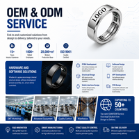Servicios OEM ODM de Anillos Inteligentes, Monitoreo del Sueño con IA, Múltiples Modos de Ejercicio Disponibles, Resistente al Agua, Rastreador de Actividad, Control por Aplicación