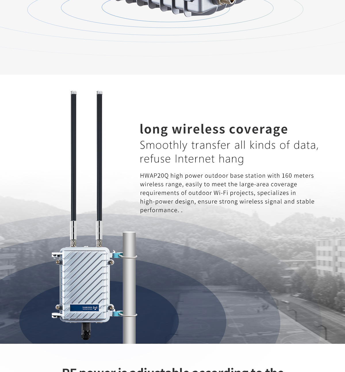 Long Range Outdoor Wireless Access Point Router WiFi cover Signal