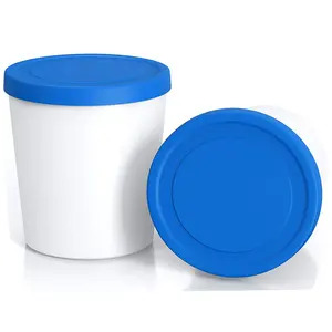 GreenEarth in Silicone flessibile riutilizzabile vaschetta per gelato contenitori strumenti per imballaggio scatola stampo fatto in casa
