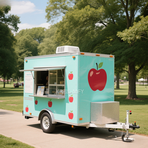 2025 Custom Fast Truck 12ft 13ft 16ft 20ft Roasted Chicken Outdoor Mobile Food Trailer for <b>Sale</b> - Product Image 3