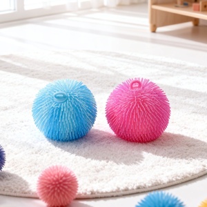 Balle lumineuse colorée transfrontalière, jouet souple anti-stress pour enfants et jeunes (7-14 ans), vente en gros en vrac - Product Image 3