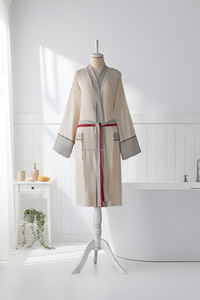 Peignoir unisexe 100% coton Best Seller Séchage rapide Vêtement de nuit d'été Tissu tissé respirant Léger Fabriqué en Turquie Toute l'année ODM - Product Image 3