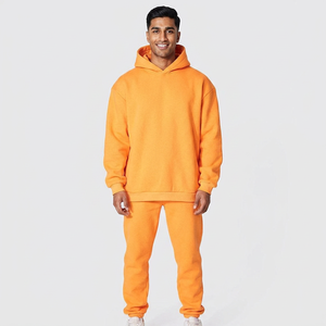 Wholesale Custom Acid Wash Printed Fleece Streetwear Hoodies & Tracksuit <b>Sets</b> for Unisex-Warm Cotton Sweat Suit 2 in 1 Hooded - Product Image 1