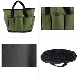 Sac de transport pour outils de jardinage et de menuiserie, très vendu, avec poches, organisateur de kit d'outils, sac fourre-tout pour hommes et femmes - Product Image 5