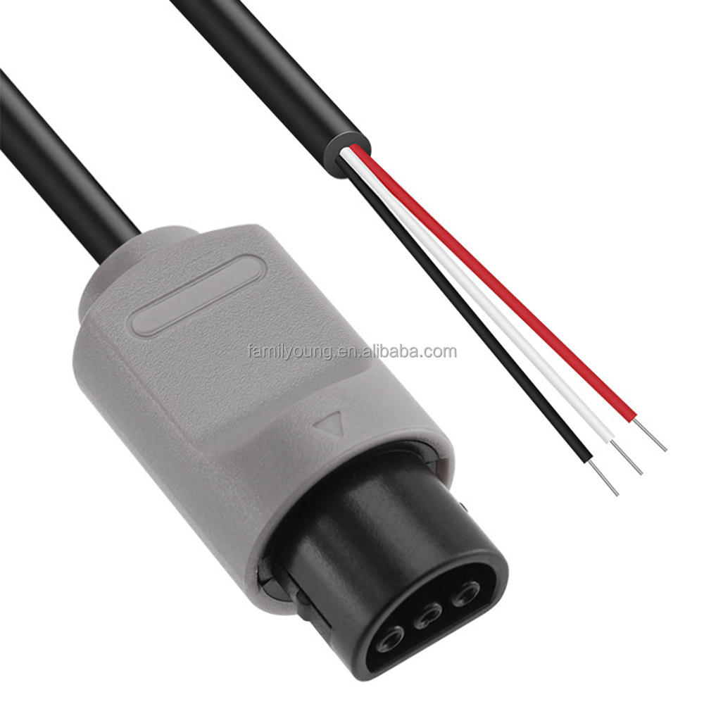 6FT 3P3C N64 Replacement Wired Game Controller Repair Cable