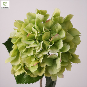 <span class=keywords><strong>Hortensia</strong></span> artificielle à tige unique de haute qualité, toucher réaliste, revêtement en latex, grande fleur d'<span class=keywords><strong>hortensia</strong></span> pour la décoration de mariage - Product Image 1