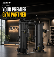 Machine Smith Commerciale Multifonctionnelle avec Poulies à Double Câble et Rack de Musculation pour Entraînement de Force en Salle de Sport