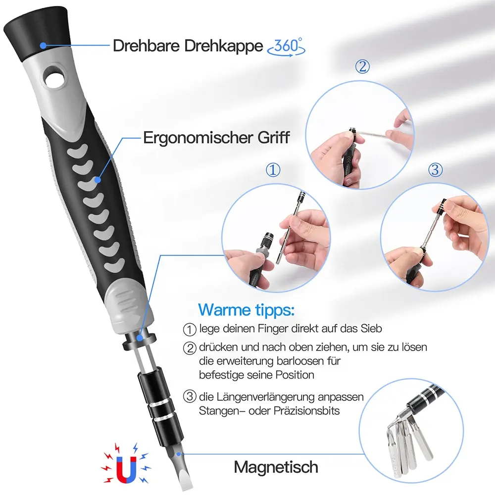 130in1 Precise Screwdriver Set Professional Magnetic Repair Tool Kit For Phone Computer PC Camera Watch Laptop