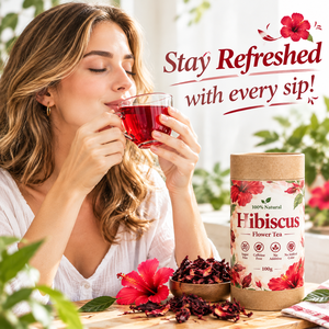 Thé en vrac <span class=keywords><strong>de</strong></span> fleurs d'hibiscus sans caféine, marque privée OEM ODM, Roselle en vrac, 100g - Product Image 3