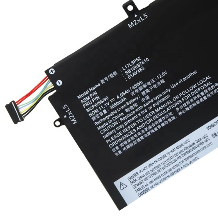 ラップトップバッテリーL17L3P52 Lenovo Thinkpad L480 L490 L580 L590