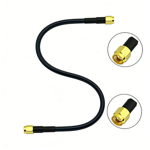 Câble d'extension RF coaxial RG58 personnalisé en usine, <span class=keywords><strong>SMA</strong></span> mâle/femelle vers <span class=keywords><strong>SMA</strong></span> mâle/femelle, 1m 2m 5m <span class=keywords><strong>10m</strong></span>, pour la communication - Product Image 2