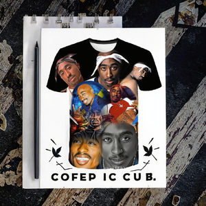 Nuova T-Shirt da Uomo 2025 con Stampa 3D di <span class=keywords><strong>Tupac</strong></span> 2Pac, Rapper Hip Hop, Maglietta Personalizzata in Maglia con Stampa Digitale Completa - Product Image 3