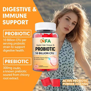 Factory Supply Apple Cider Vinegar & Probiotic Gummies 10 Billion CFU Healthy Digestive Balance with Prebiotic Vitamin C Gummy - Product Image 4