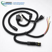 Kabel Harness Mesin Kapal Laut Kustom, Perakitan Kabel Mesin Kapal Tahan Air IP67 OEM ODM ABYC Langsung dari Pabrik