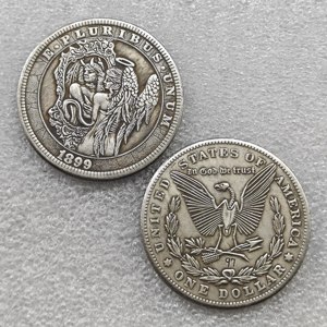 Berbagai Koin Hobo Amerika Serikat, Koin Morgan Antik Bergaya Klasik, Koin Peringatan, Hadiah, Dekorasi Rumah - Product Image 6