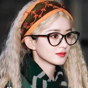 Montures de lunettes œil-de-chat en résine à monture complète pour femmes, anti-lumière bleue, légères, style vintage 2025 - Product Image 1