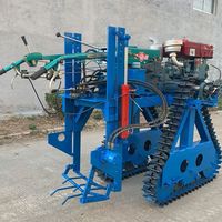 Récolteuse autopropulsée de mini-oignons verts et gingembre avec siège et moteur intégré – Équipement de récolte d'oignons verts