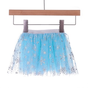 Falda de tul suave y cómoda para niñas, tutú de copo de nieve, elsa - Product Image 3