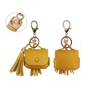 Funda de cuero con borlas a la moda para Apple <span class=keywords><strong>Air</strong></span> pods <span class=keywords><strong>3</strong></span>, funda de PU para auriculares - Product Image 2