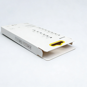 Boîte en papier pliable personnalisée, écologique, pour objectif d'appareil photo de télé<span class=keywords><strong>phone</strong></span> portable, <span class=keywords><strong>film</strong></span> protecteur d'écran de télé<span class=keywords><strong>phone</strong></span>, emballage pour produits électroniques - Product Image 4