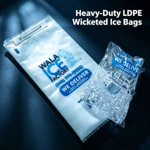 Sacs à glace renforcés RAYBO personnalisés de 20 lb et 40 lb pour machine à glace en blocs, capacité quotidienne de 10 tonnes, vente en gros - Product Image 3