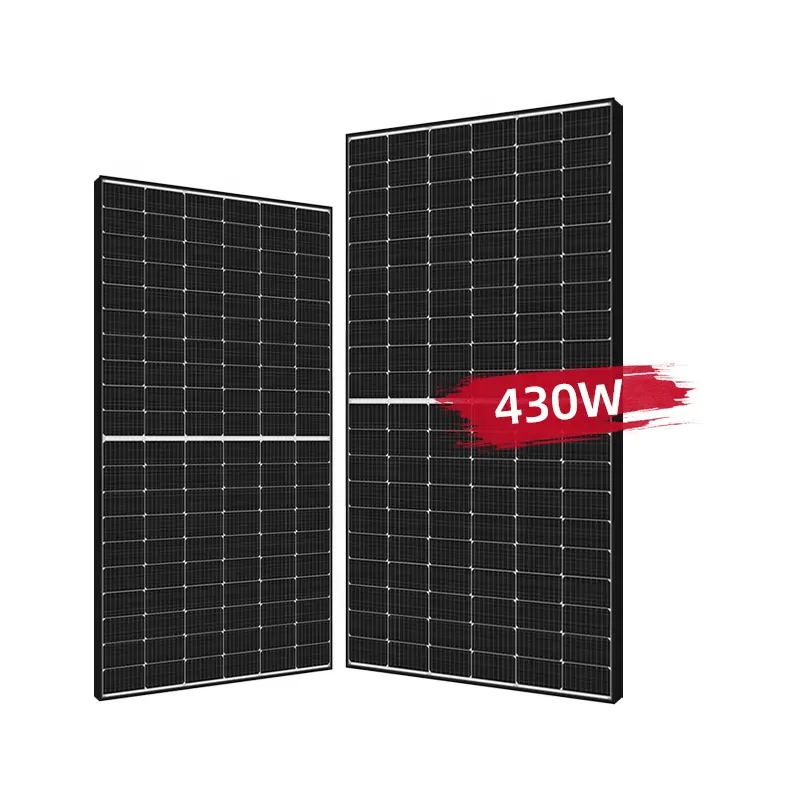 China fabrica 410W panel solar Panel de energía solar 400W 410W 420W Panel solar para electricidad