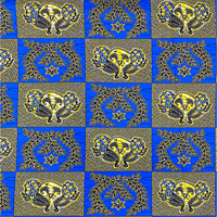 Tissu à forte demande pour les nappes de rideaux avec impression de cire hollandaise de style africain et motifs géométriques uniques