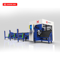 Machine de découpe laser à fibre CNC 5 axes LeadHan Smart Digital AI, refroidissement par eau, entièrement automatique, production de tubes métalliques, nouvelle
