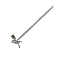 Mezclador de Acero Inoxidable de Alta Resistencia con Cuchilla Plana y Gruesa para Masilla de Alta Viscosidad