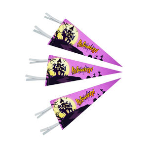 Impresión por sublimación Diseño personalizado Logotipo deportivo Bandera de banderín de fieltro - Product Image 4