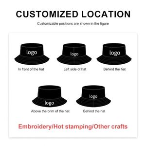 Chapeau Bob Personnalisé OEM avec Broderie 3D, Casquette de Pêcheur pour Femme, Impression par Sublimation, Chapeaux Enfants Personnalisés Réversibles, Faible MOQ, Vente en Gros - Product Image 3