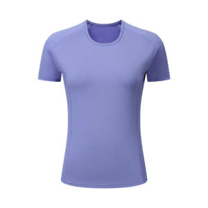 夏の女性用軽量アウトドア通気性ランニングスポーツ速乾性Tシャツ、通気性のある伸縮性のある半袖フィットネストップ - Product Image 6