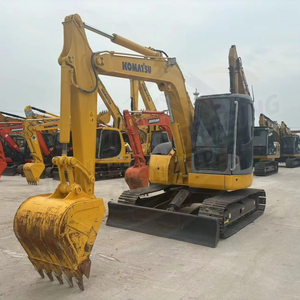 Mini-excavatrice hydraulique Komatsu PC78US d'occasion, chantier de construction compact, travaux de terrassement, machine efficace et durable en bon état - Product Image 1