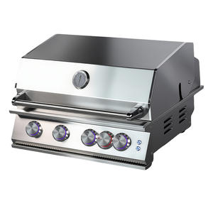 Béton robuste intégré 2B 3B 4B 5B 6B 7B SS Propane Acier inoxydable Extérieur Professionnel Gaz GPL NG BBQ Gril Commercial - Product Image 2