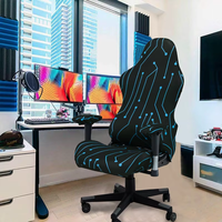 Housse de chaise E-Gaming avec logo personnalisé avec impression Spandex Assembler Fundas pour Videojuegos pour jeux E-Sports