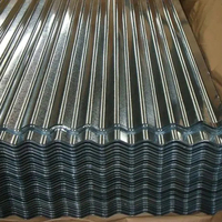 Hochwertige Verzinkte Wellbleche mit Normaler Glanzschicht 0,2mm 0,4mm Dicke Galvanisierte Metall-Stahl-Dachplatten