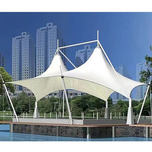 Grandes tentes de réception en membrane tendue en tissu pour l'extérieur, tentes en forme de dôme - Product Image 2