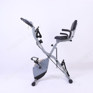 Zoshine X Bike Portable Compact Fitness Bike for Indoor Cycling Workout, Upright Magnetic <strong>Ergometer</strong> Spinning Exercise - Product Image 1