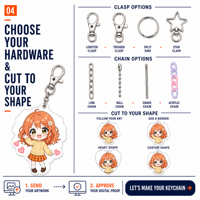 Porte-clés en plastique Anime en gros, petits porte-clés en acrylique, breloques pendentifs en acrylique pour les magasins de souvenirs et le stock de détail